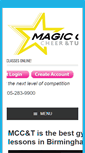 Mobile Screenshot of magiccitycheerandtumble.com